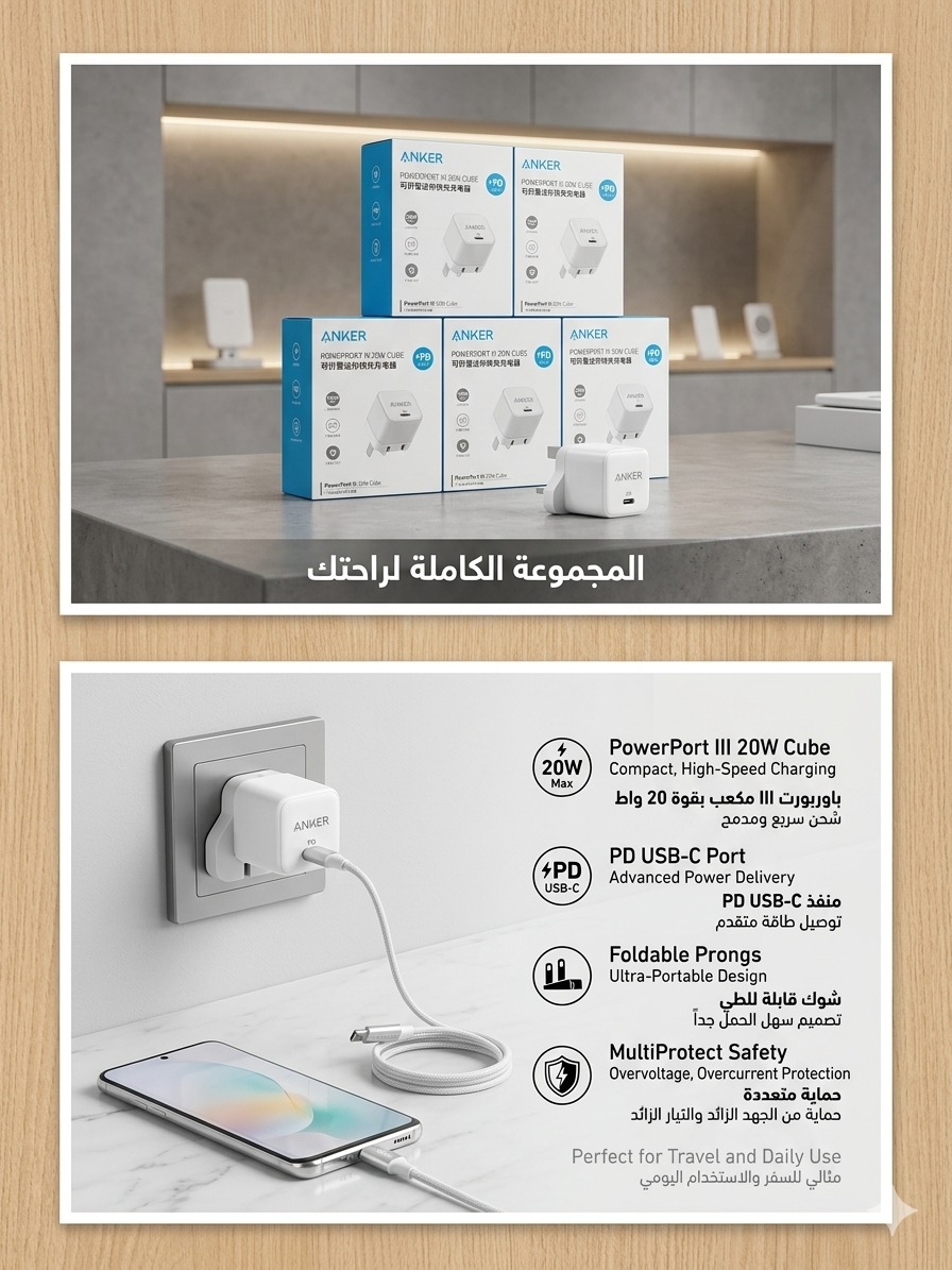 PowerPort III 20W Cube